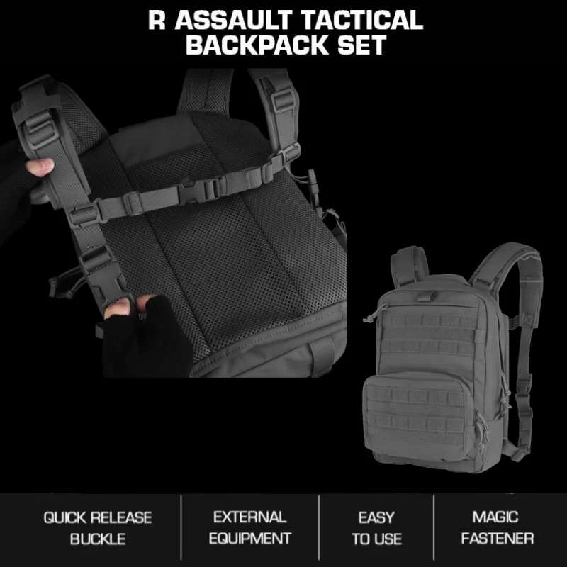 

Hunting Expedition Backpack Set | MOLLE Compatible Outdoor Waterproof Pack | For Wilderness Exploration Equipment Accessories