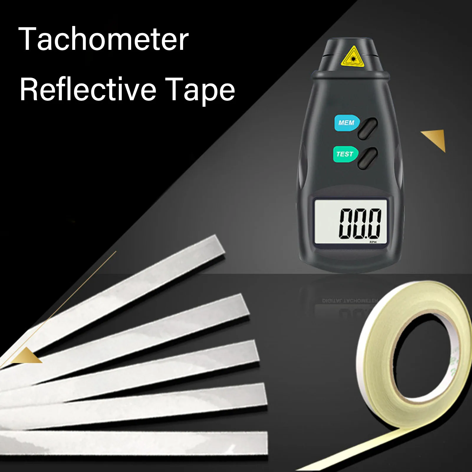 Tachometer Reflective Tapes Tachometer Tapes Strips Good Reflectivity Strong Adhesion Sun Resistance for Speedometer