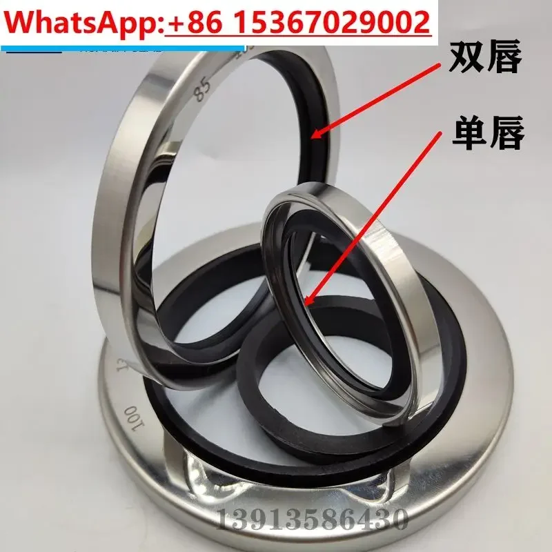 PTEF stainless steel oil seal 150 160 170 175 180 190 200 210 220 10 12 15