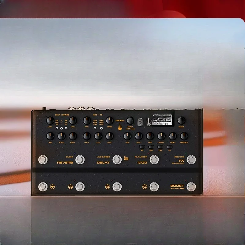 Electric guitar composite comprehensive effect device