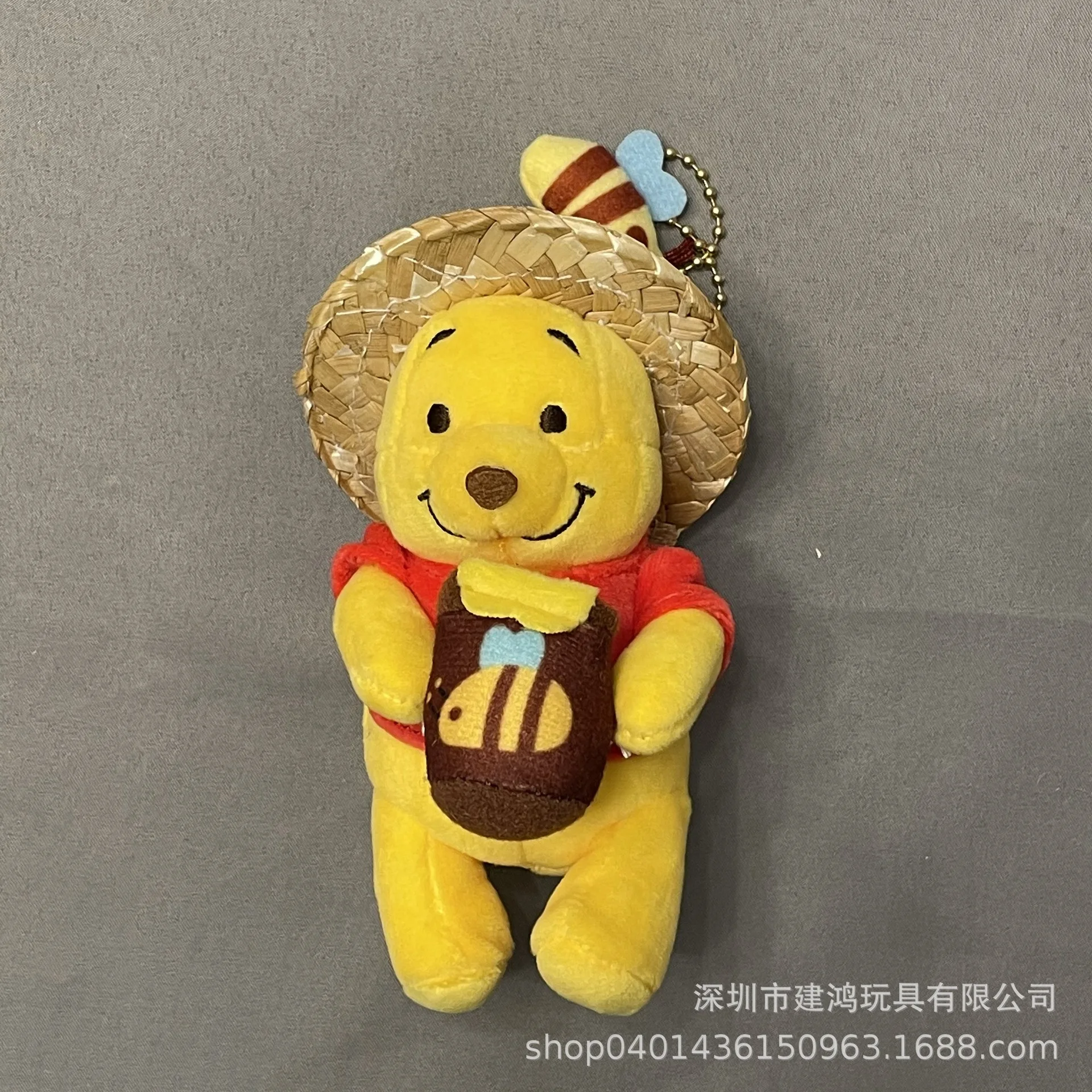 13Cm Disney Grashoed Ananas Poeh Beer Knuffel Pop Sleutelhanger Rugzak Rits Decoratie Besteed je feestdagen Strandpop