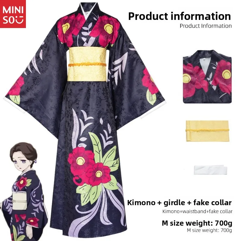 

Miniso Demon Slayer Tamayo Cosplay, Ghost Doctor Kimono, Anime Role Costume