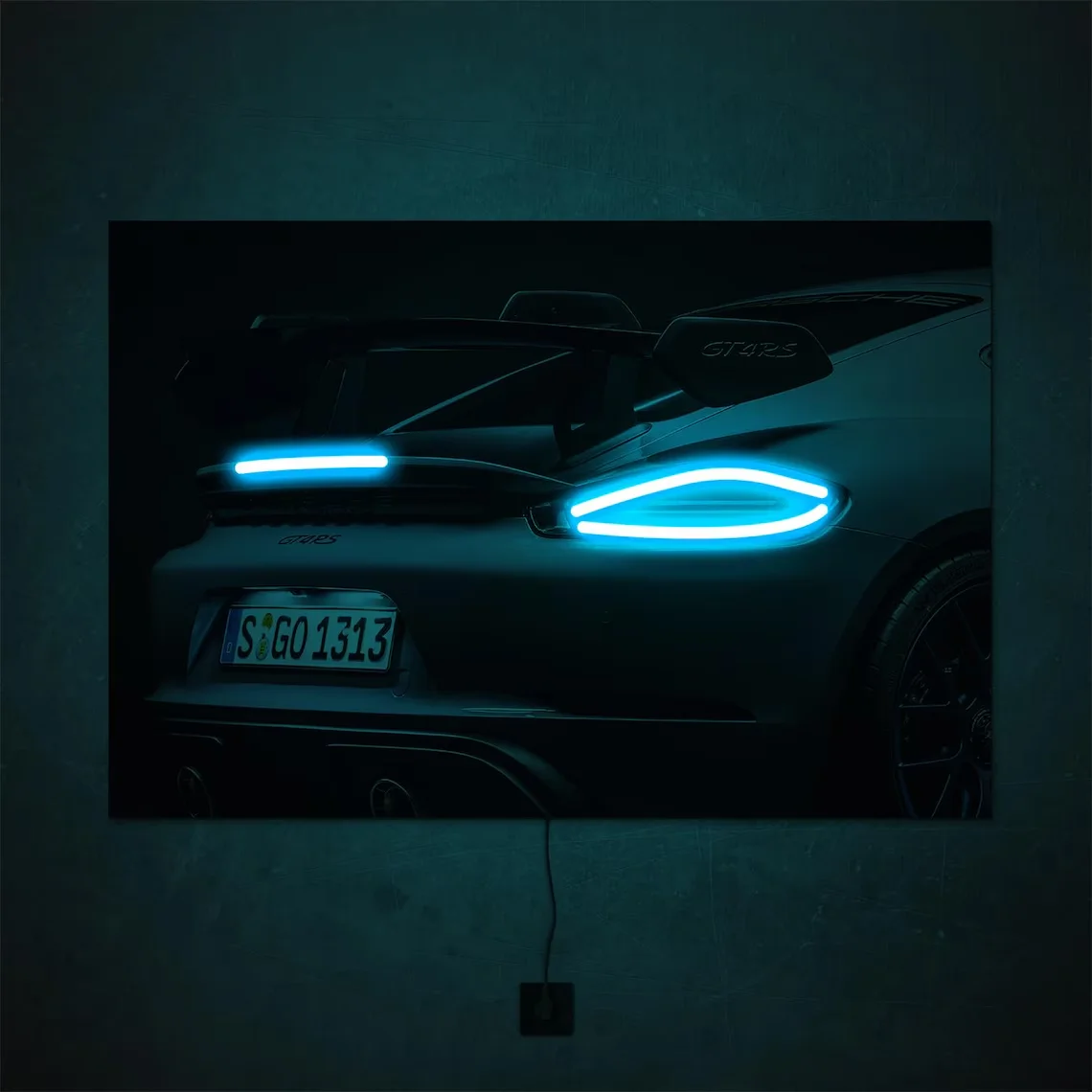 Sinal de néon do carro sinal led carro impressão néon arte do carro garagem sinal de néon esporte carro sinal de néon garagem decoração da parede do carro arte da parede do carro de