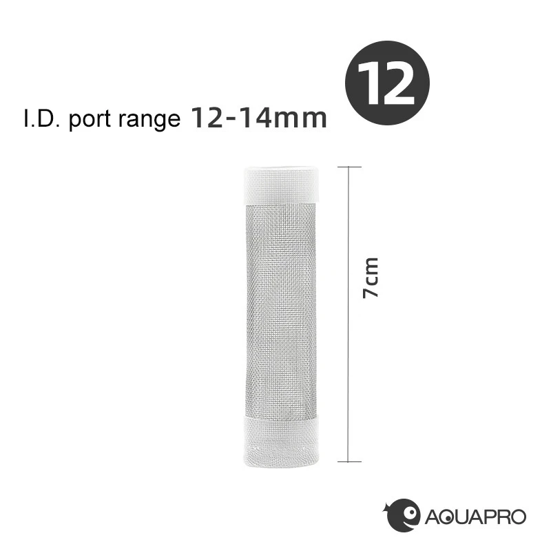 2pcs Aquarium Filter Stainless Steel Inlet Protective Net Cover Small Shrimp Fish Protection Mesh Accessories Water Fishbowl