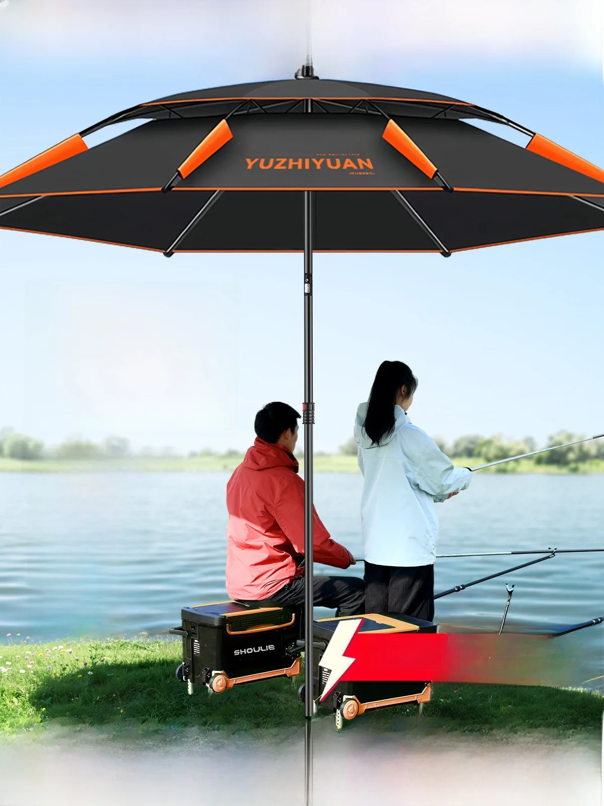 

Новая модель 2025 года: Уличный зонт-тент для рыбалки с защитой от солнца и дождя, УФ-защита, снаряжение для рыбалки