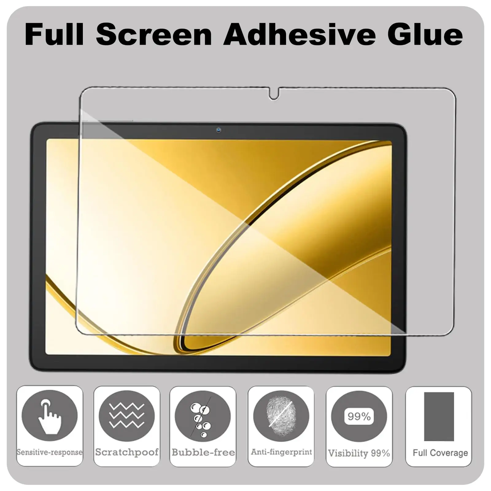 Osłona ekranu do tabletu Blackview Tab 60 WIFI / Blackview Tab 60 Pro / Blackview Tab A6 Kids (10,1 cala) Szkło hartowane Folia — zdjęcie produktu 6