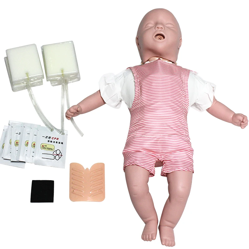 

Baby Choking Tracheal Infarction Model Infant Airway Obstruction CPR Training Manikin Nurse Teaching Tool