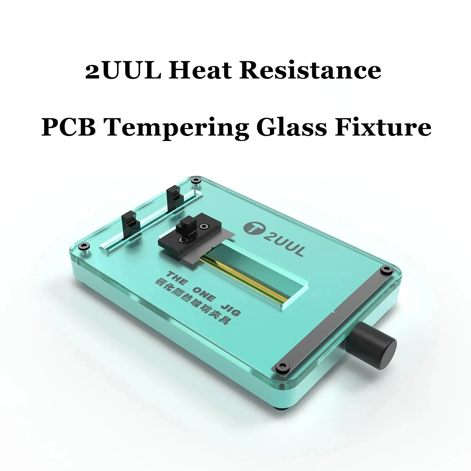 Dispositivo per scheda madre 2UUL THE ONE Jig con supporto PCB per superficie in vetro temperato resistente al calore per riparazione saldatura IC