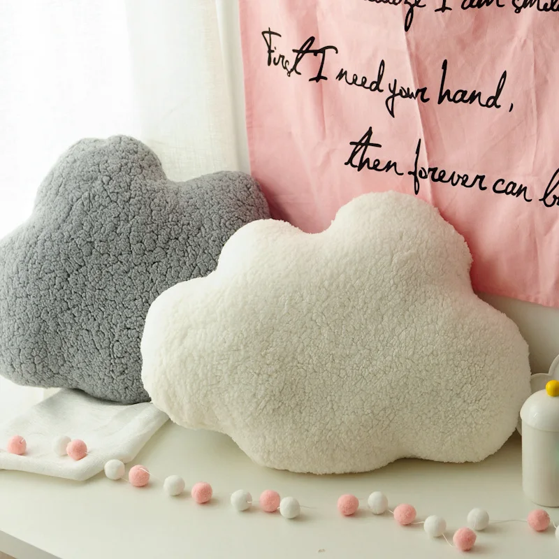 

60cm Cute Cloud Shaped Pillow Cushion Stuffed Plush Toy Bedding Sofa Home Decoration Kawaii Christmas Gift for Girl