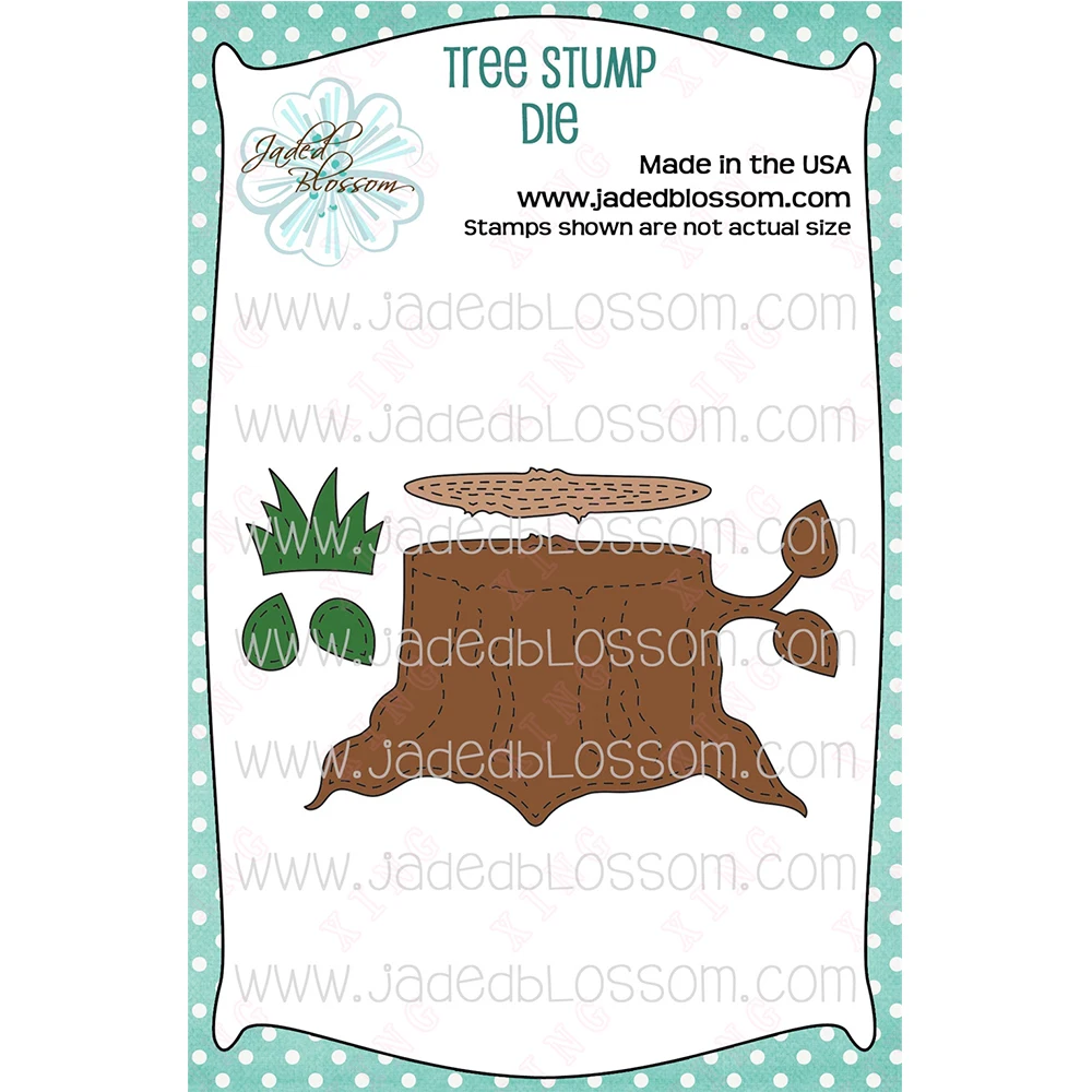 

2022 Newest Tree Stump Die Metal Cutting Dies Craft Blade Punch Mold Diy Scrapbook Paper Decoration Embossing Reusable Template