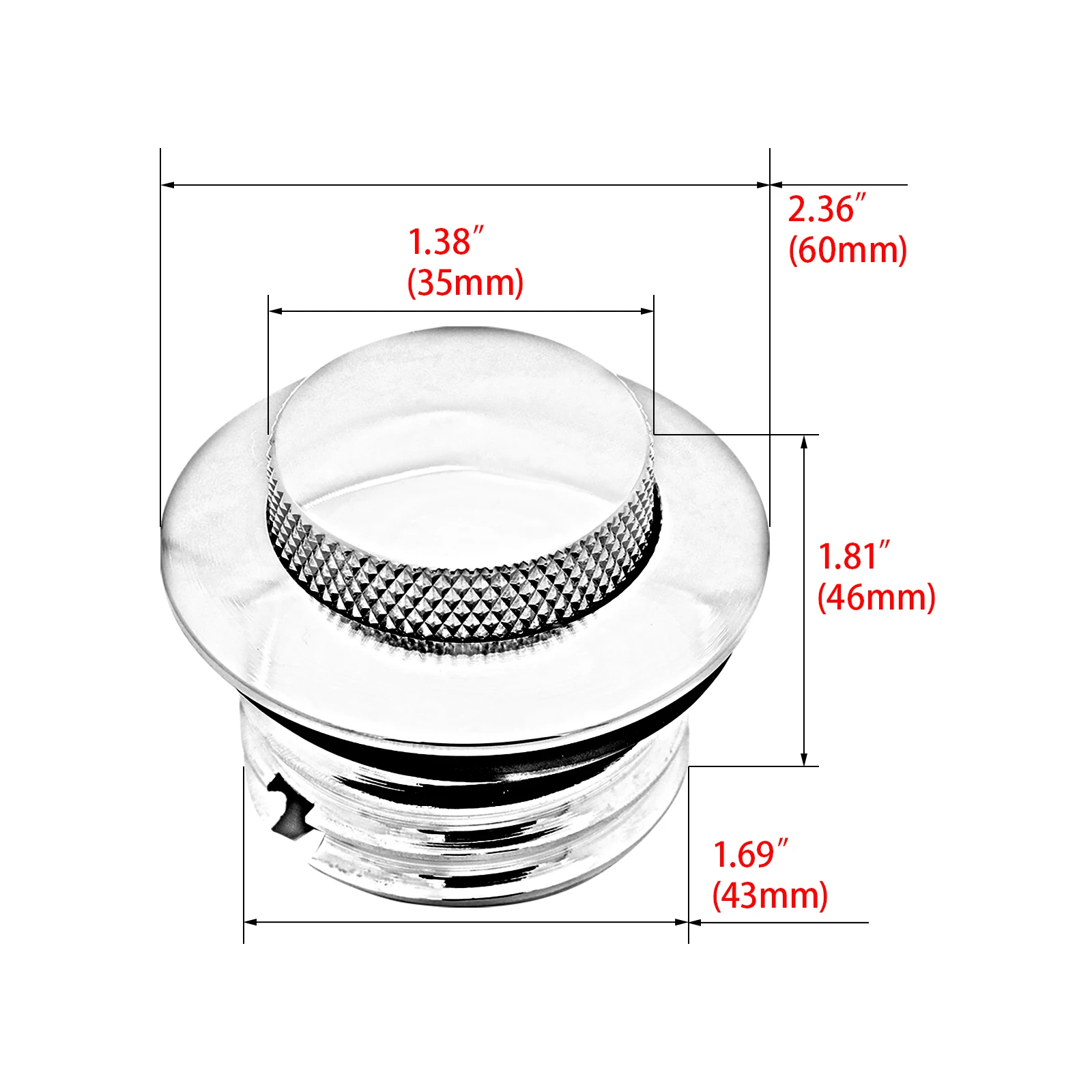 Motorcycle POP-UP Screw-In Flush Mount Fuel Tank Gas Cap For Harley Sportster XL883 XL1200 Forty eight Dyna FXD Softial Fat Boy