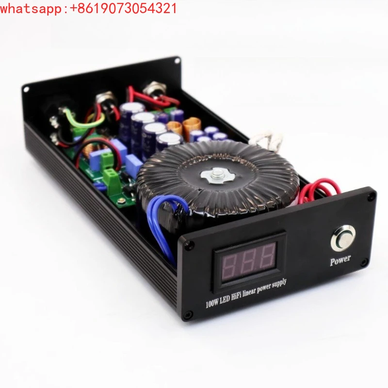 100W dual output low internal resistance low noise 8A regulated linear power adapter DC5V 12V 19V 24V
