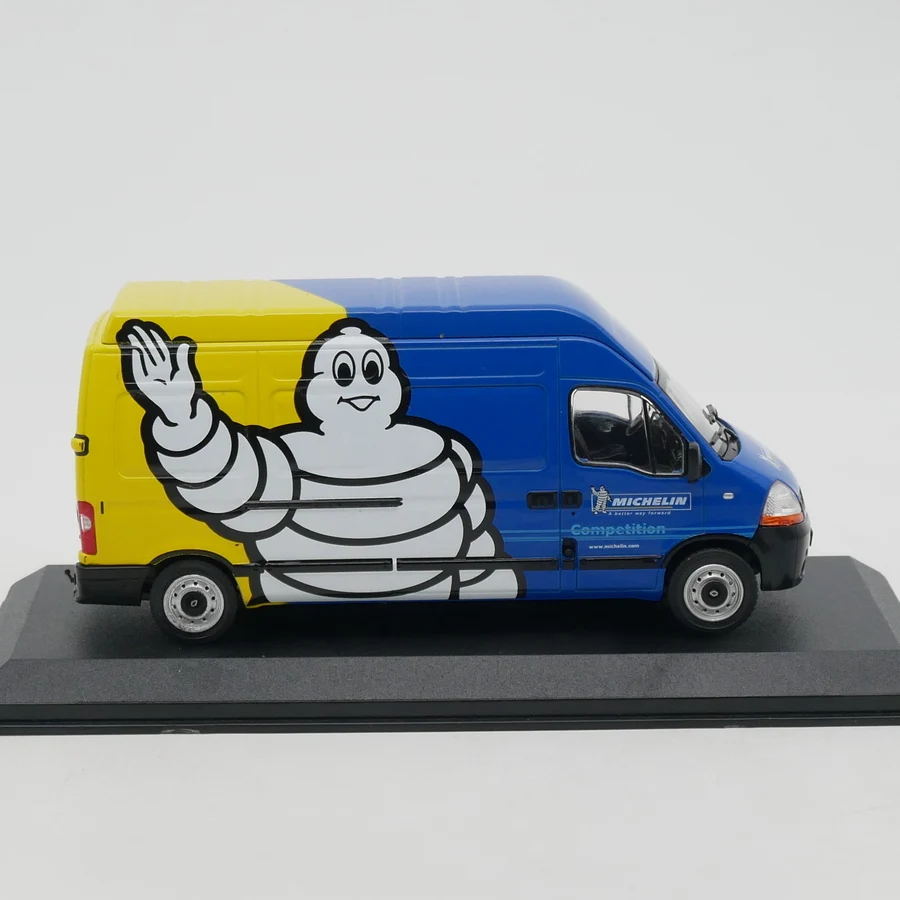 Ixo 1:43 Scale Diecast Alloy Renault Master Michelin Motosport Van Toys Cars Model Classics Adult Gifts Souvenir Static Display