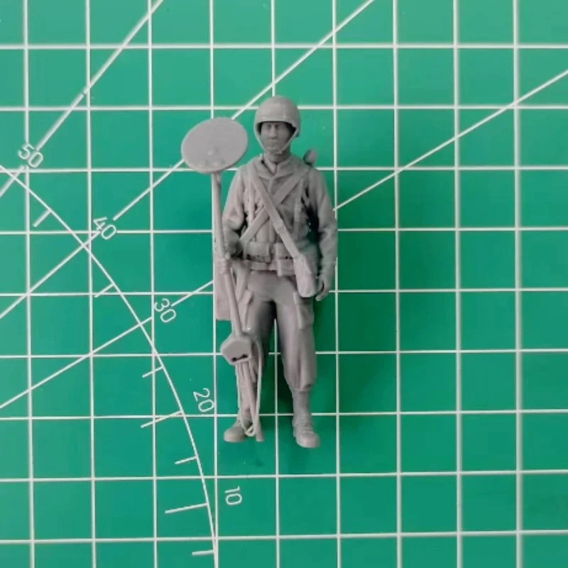 1/35 مقياس دييكاست الراتنج نموذج لجسم عدة الحرب العالمية الثانية مهندسي الولايات المتحدة الجندي يحتاج إلى تجميع وتلوينها بأنفسهم