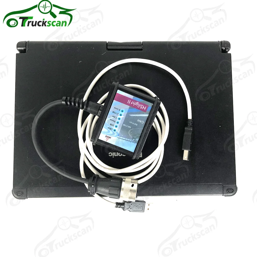 لـ Deutz Kit التشخيص التلقائي deutz (Hs Light) ARGO DIAGNOSTIC KIT (HS Light II) للكمبيوتر المحمول frd و cfc2