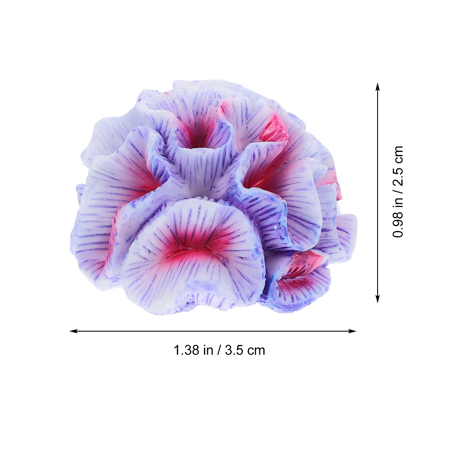 

10Pcs Artificial Coral Aquarium Decor Resin Lifelike Fish Tank Landscaping Ornament Fish Tank Accessories Resin Coral Sculpture