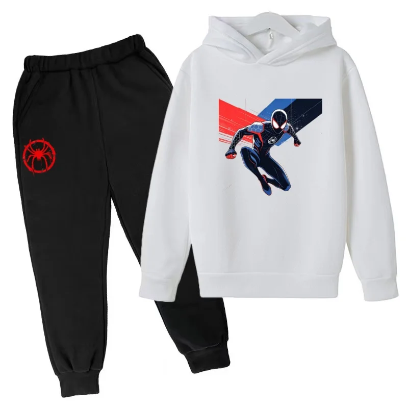 Children's Clothing Winter Spring Men's Boys'Hooded Sweatshirts (3-13 Years Old)Tops+Pants Children's Clothing Anime Sports Sets