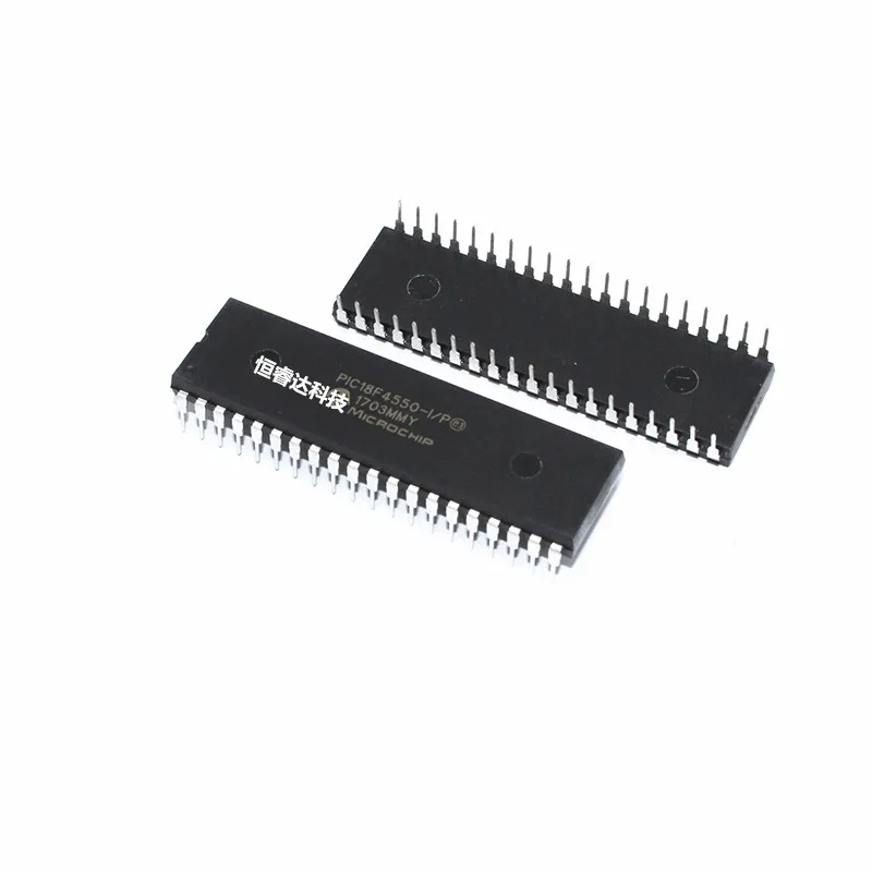 New original 5-10pcs/lots PIC18F4550-I/P PIC18F4550 DIP-40 IC In stock!