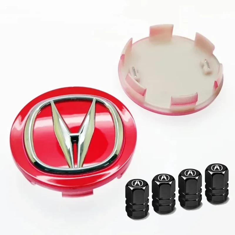 4pc 69mm tappi mozzo ruota auto concavo convesso copertura centrale Cap per Acura Integra TLX ILX RL NSX ZDX MDX RSX RLX Refit accessori