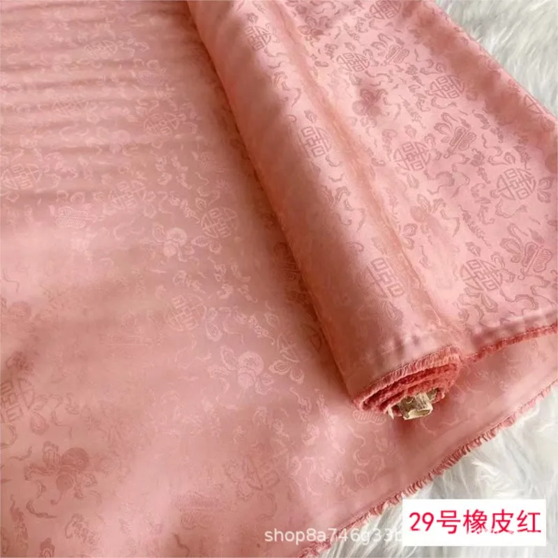 Fita flor jacquard tecido de seda roupas Hanfu multiplicadas