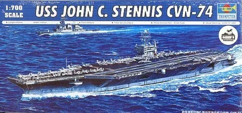 

Trumpeter Plastic Assembled Ship Model Kit 05733 USS JOHN C. STENNIS CVN-74 1/700 Scale