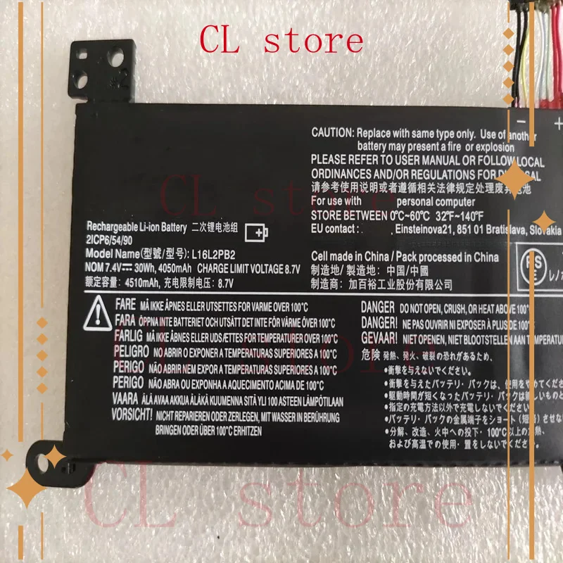 L16L2PB2 Battery For Lenovo Ideapad 320 330 14IAP 14IGM 14IKB 14AST 15AST 15ARR 15ABR 15IKB 15ISK 15IGM 17ABR 17IKB 17AST 17ISK