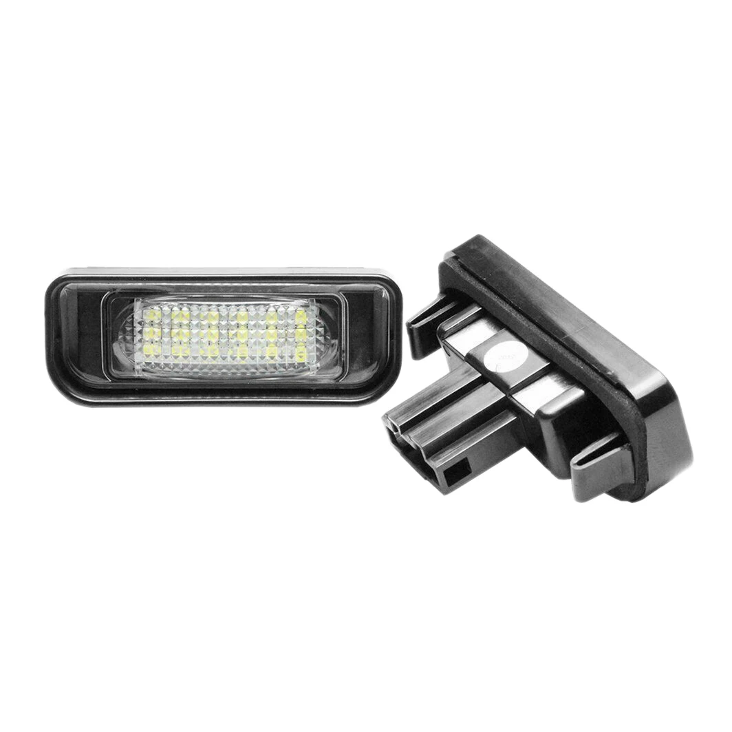 Branco LED Número License Plate Light, Lâmpada para Mercedes Benz W220 S Classe 1999-2005, 2pcs