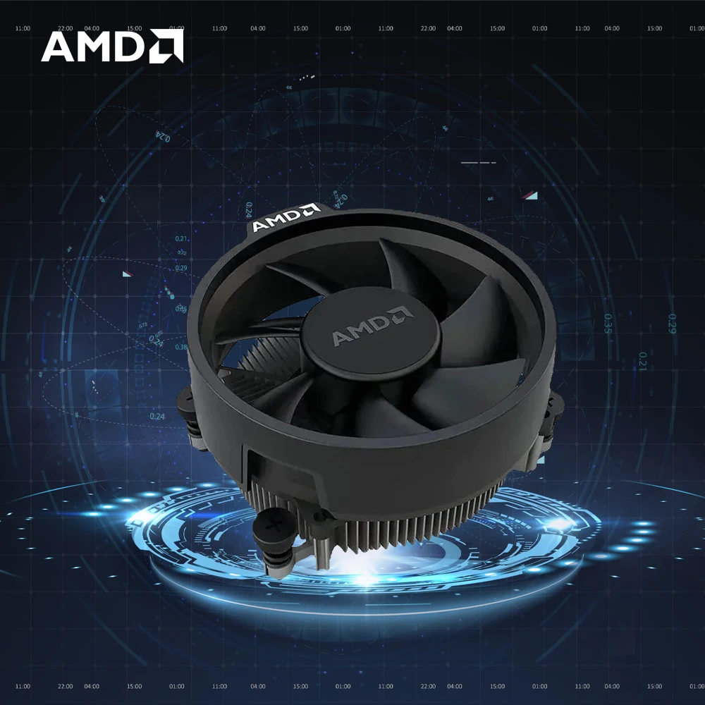 NEW AMD Original Ryzen Fan 4 PIN Support AM4 Motherboard R3 R5 Computer CPU Cooler Processor Air Cooling