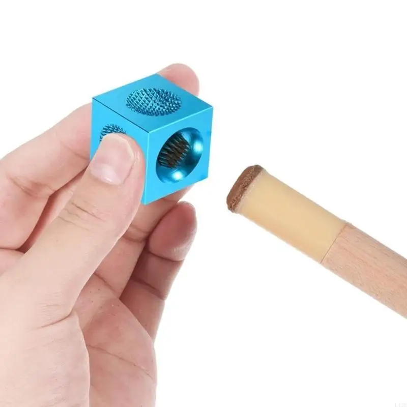 Compacts Billiard Cue Tip Maintenances Tool Snooker Pool Cue Tip Repair Tool  for Enthusiasts and Professionals Alike 
