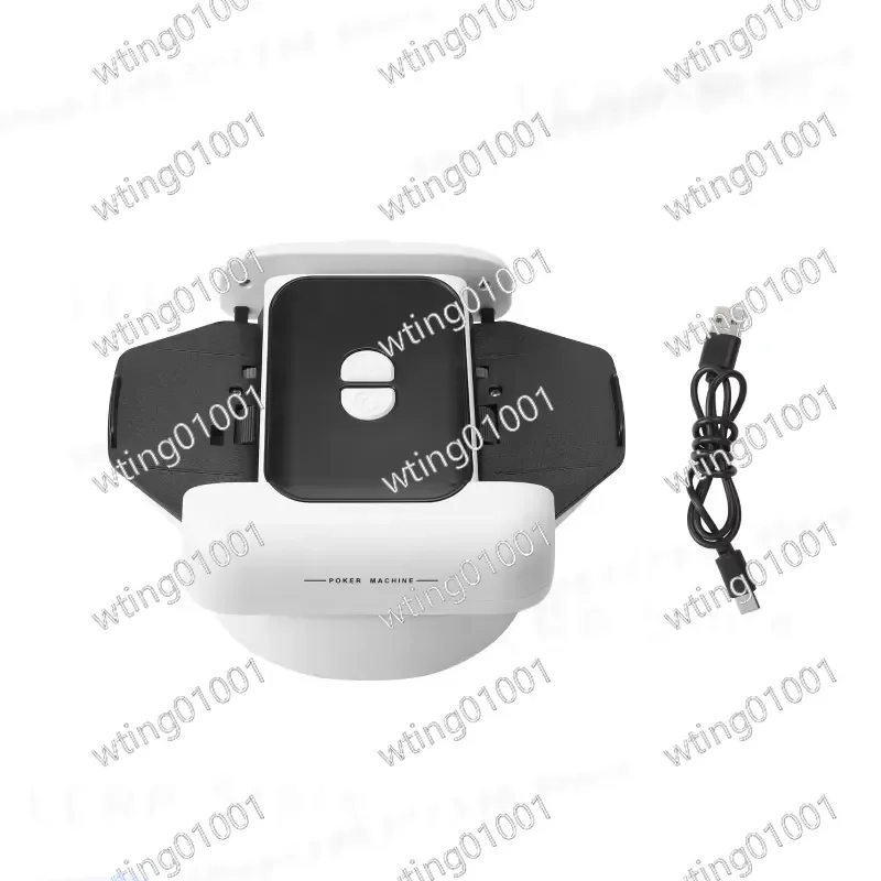 Automatic Playing Card Shuffler Mixer Poker Sorter Machine for Card Games Type-C Charging Rechargeable Battery