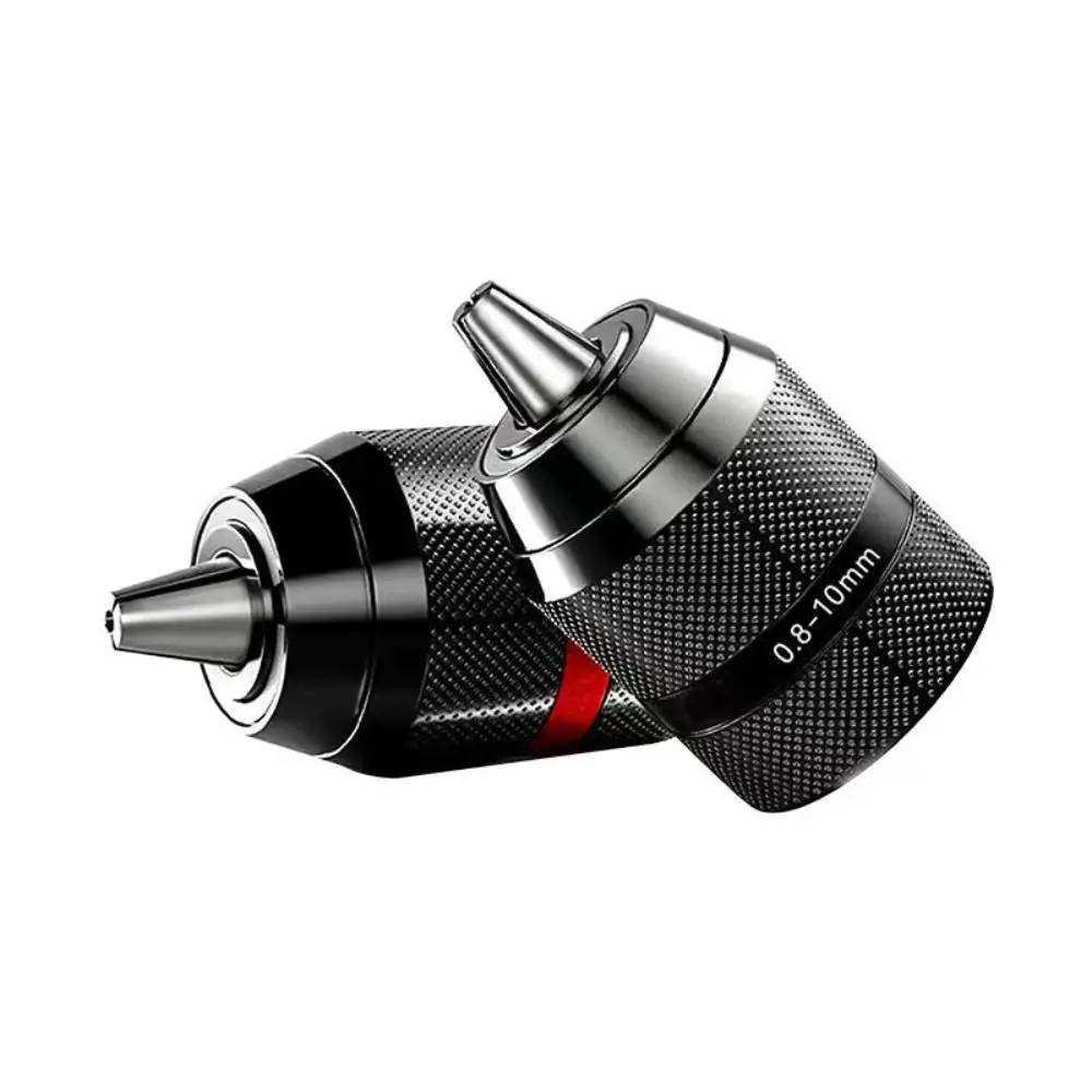 New High Speed Steel Self Locking Metal Chuck Drill Black 10mm 13mm Quick Change Conversion Self Locking Wrench Adapter