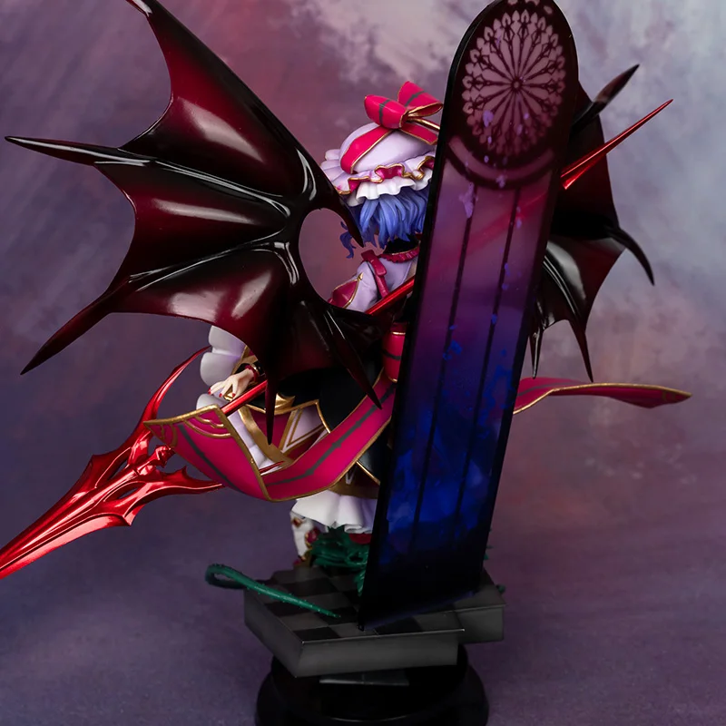 Touhou 프로젝트 Remilia Scarlett 수제 붉은 악마 하우스 애니메이션 귀엽고 아름다운 소녀 모델 애니메이션 장난감