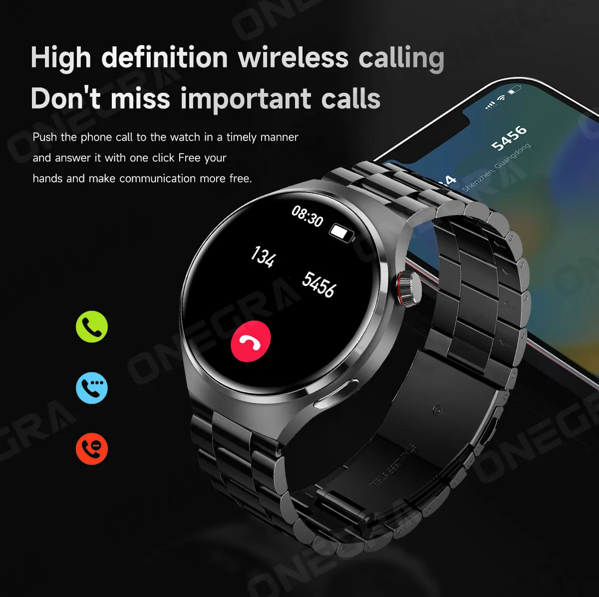 Adequado para xiaomi huawei gt4 pro relógio inteligente 3.89 hd tela de toque completa freqüência cardíaca bluetooth chamada relógio inteligente 2024 novo