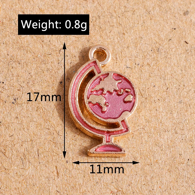 10 Stück Mix Emaille Galaxie Planet Raum Charms für Halsketten Armband Ohrringe Mond Sterne Anhänger DIY Schmuck Herstellung Zubehör – Detail 2