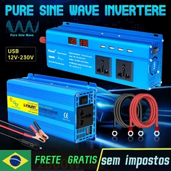 60Hz Inverter DC 12v 24v To AC 220V 110V For Solar Home And Outdoor Camping Converter Pure Sine Wave Power Inverter