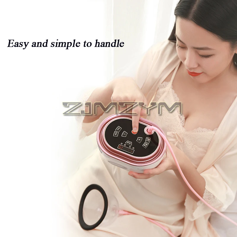 Pemijat dada arus mikro cerdas, pemijat dengan layar LED untuk perawatan payudara, pijat tekanan negatif