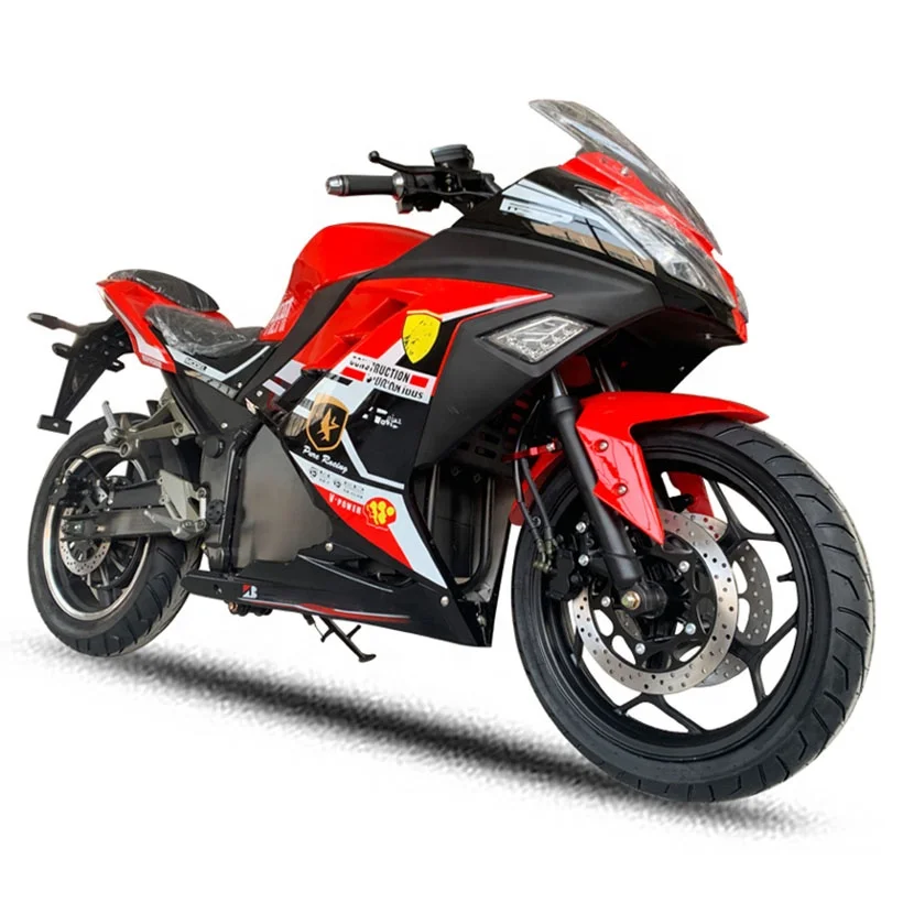 Eec 17 Inches 200mm Tire Electric Motorcycle Famous Local Brand 10000w 130km/h 400cc