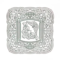Clouds border Square Lace Frame Metal Cutting Dies Diy Scrapbooking Photo Album Decorative Embossing Stencil Paper Card Crafts