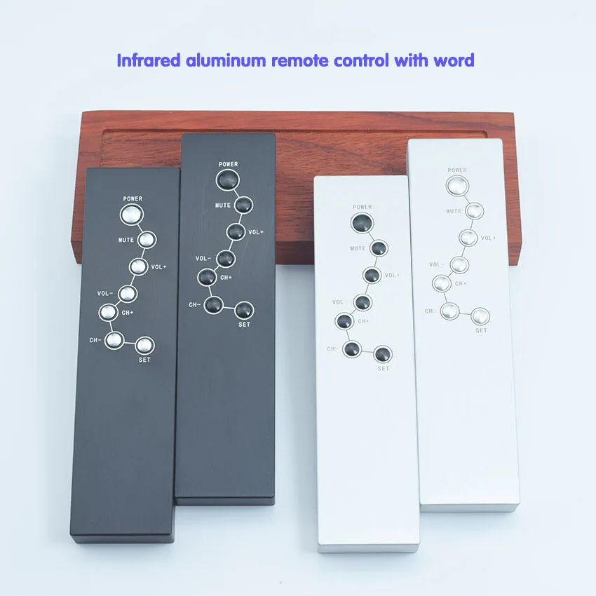 Nvarcher-Préamplificateur de signal infrarouge tout en aluminium, télécommande à 7 touches, audio Hifi, CD, décodeur TV