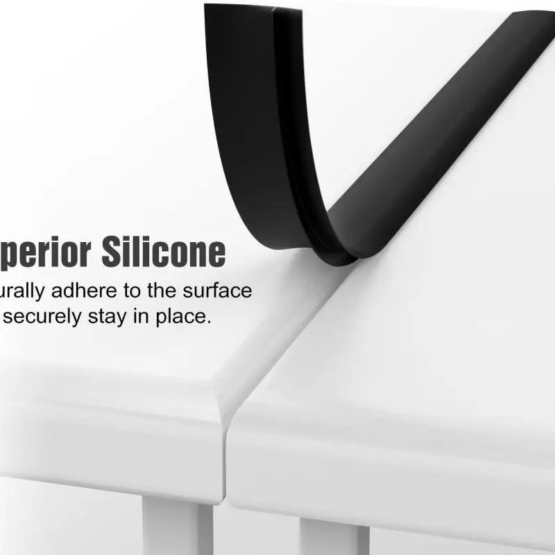 Stove Counter Gap Cover T-Shaped Silicone Rubber Strip for Kitchen Oil-Gas Slit Filler Heat Resistant Mat Oil Dust Water Seal