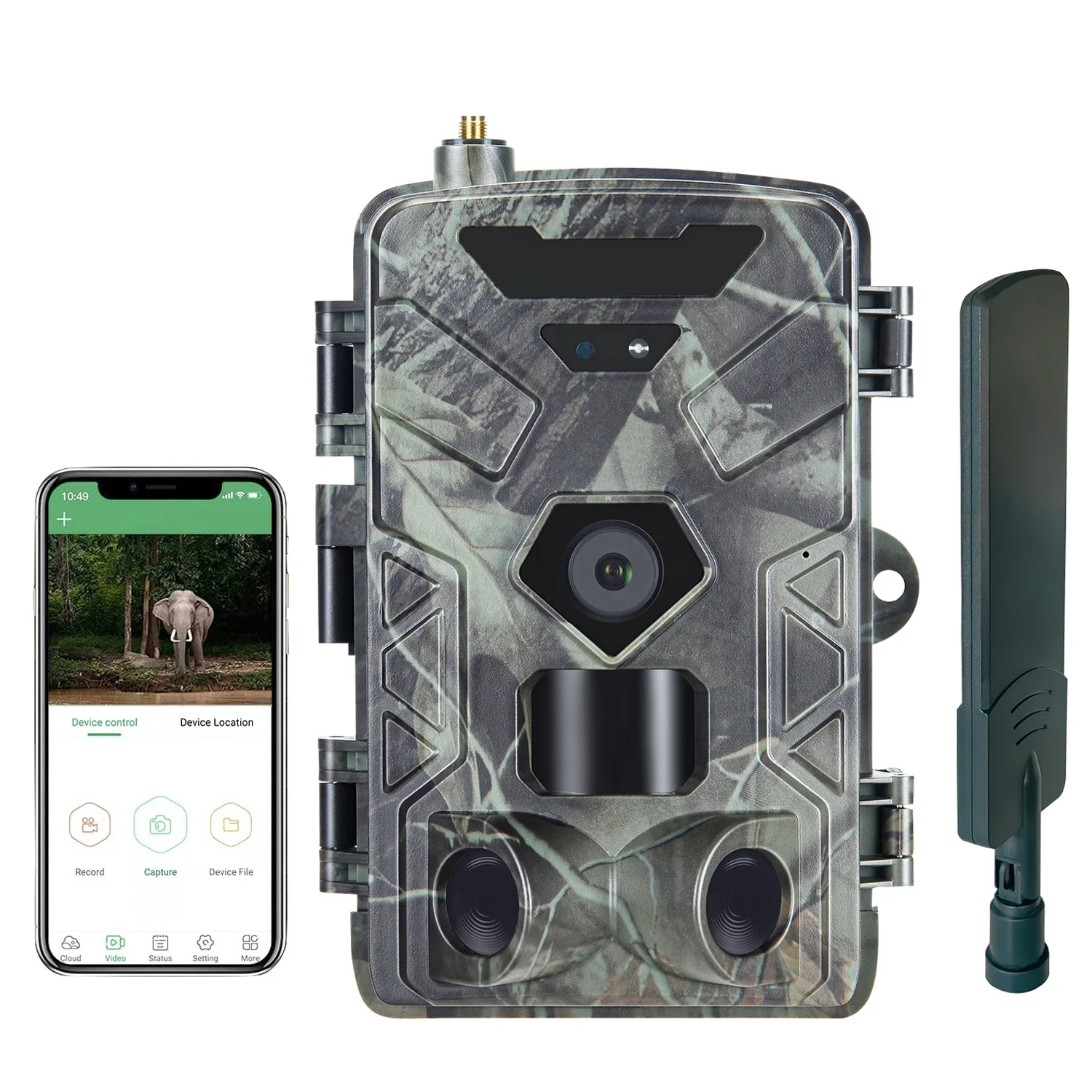 Suntekcam HC 881 pro 4G LTE 4K Trail Camera for Hunting Wireless Game Scout Camera with IR Flash Night Vision Camera