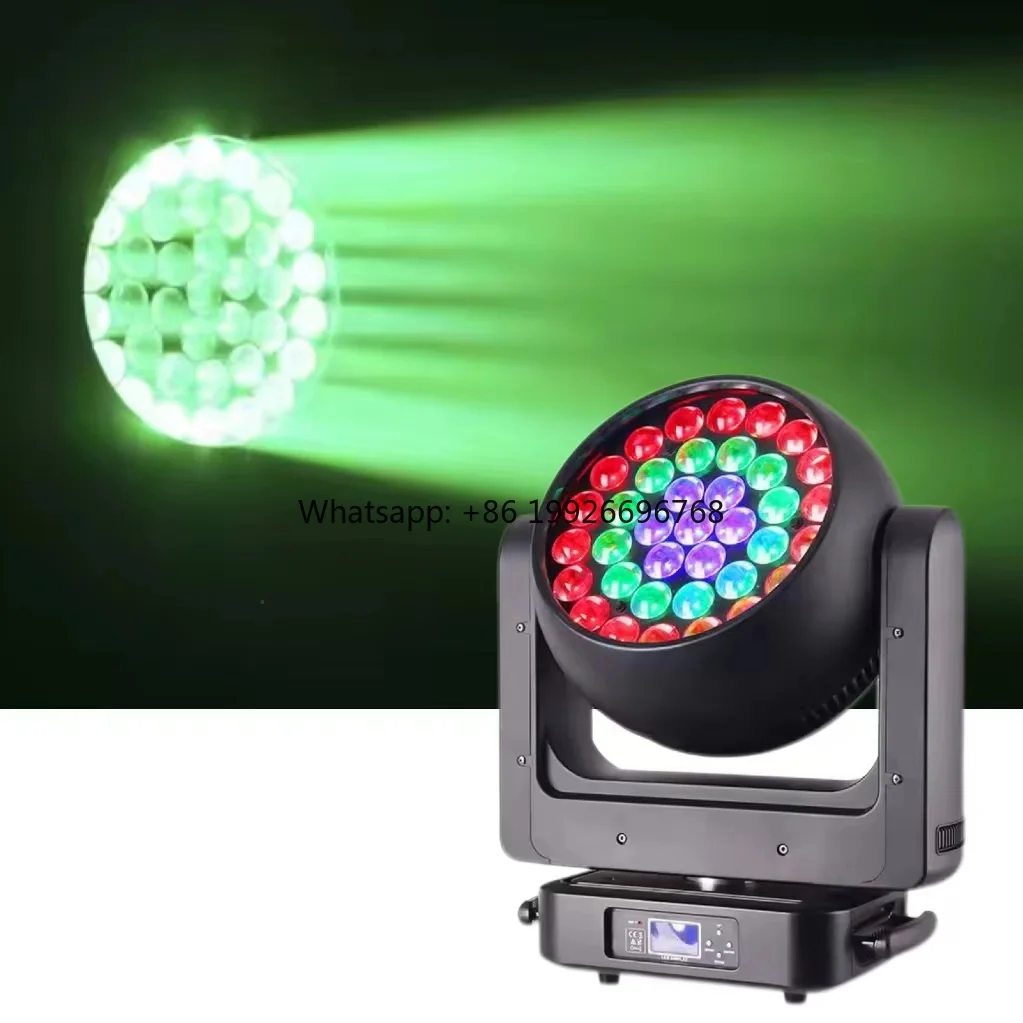 

850 Вт большой мощности светодиодный светильник с подвижной головкой зум-променег 37*25 Вт RGBW луч света для сцены