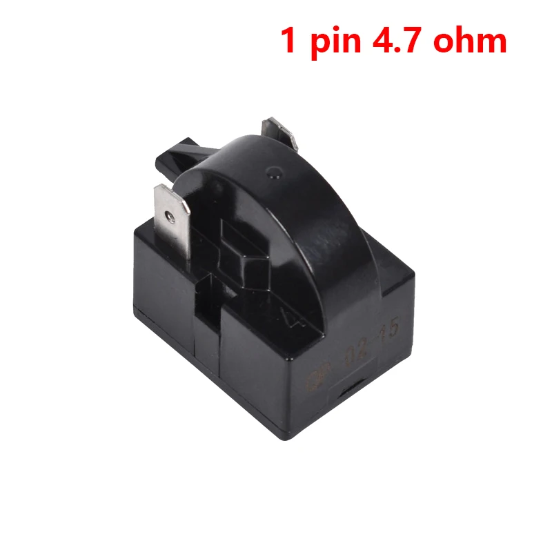 1Pcs High Quality QP2-4.7 PTC Starter Relay 1 Pin Refrigerator Starter Relay And 6750C-0005P Refrigerator Overload Protector