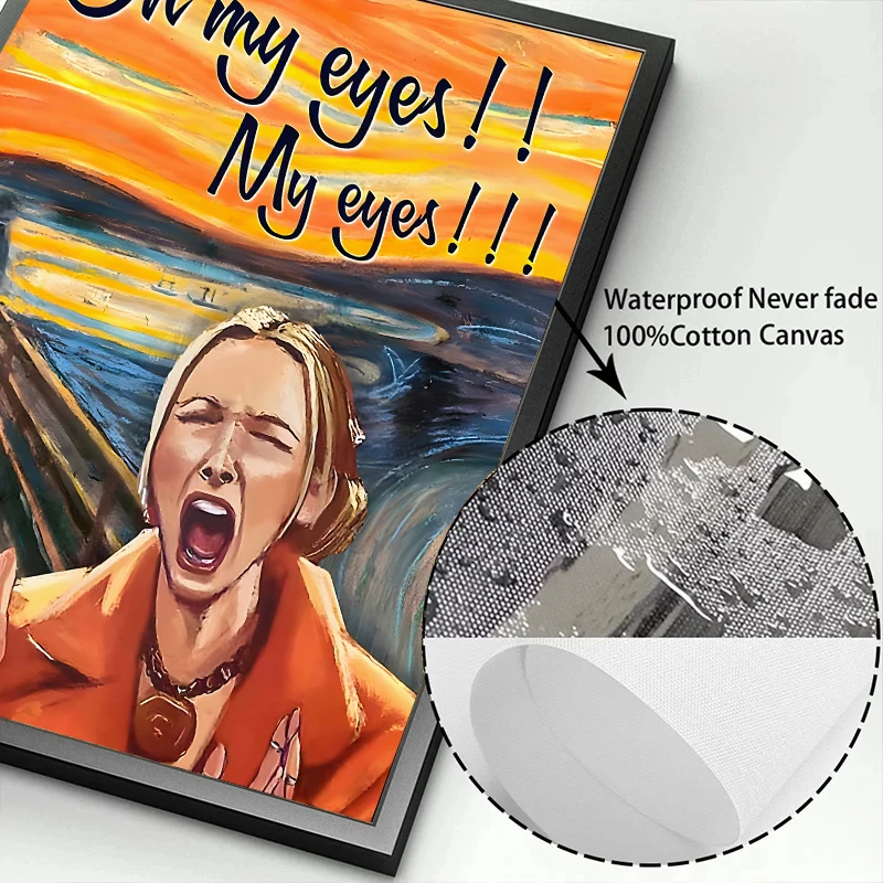 فيبي بافي "أوه عيني" مضحك الكلاسيكية برنامج تلفزيوني الأصدقاء المشارك حائط لوح رسم الفن صور لغرفة المعيشة ديكور المنزل