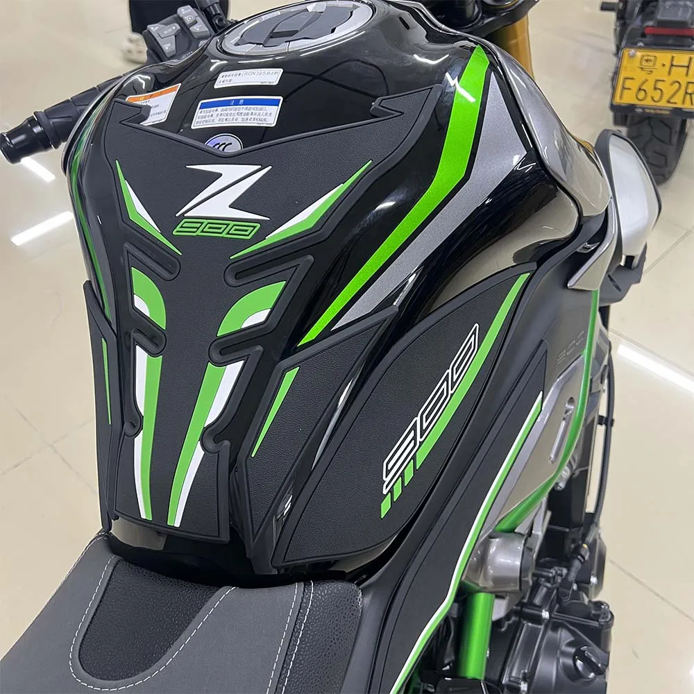 

New FOR Kawasaki Z900 NEW Motorcycle Accessories Anti Slip Fuel Oil Tank Decal Tank stickers Tank Pad stickers
