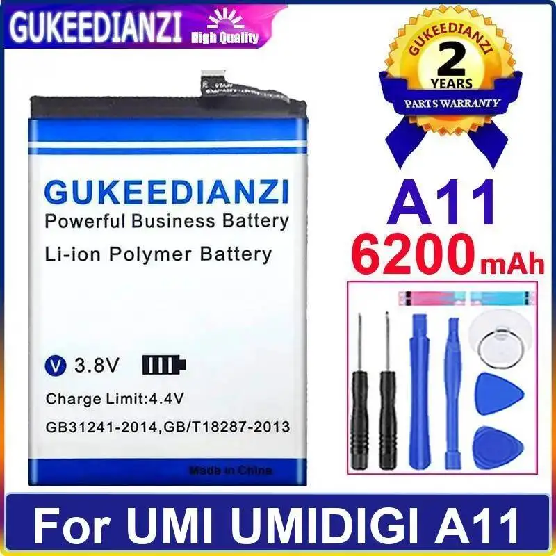 

For Umidigi Umi A11 High-Capacity Mobile Phone Battery 6200Mah Environmentally Friendly