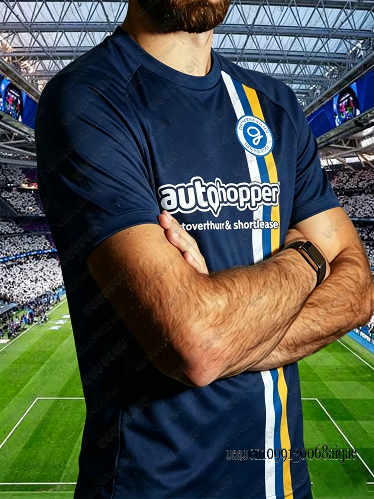Zomer Heren Voetbalshirts Sportshirts Snel Droogende Fiets Shirts Nederland De Graafschap 25-26 Thuis Uit Tenue Team Uniform