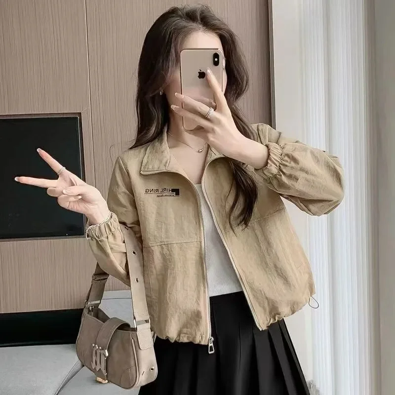 Summer Women Sun Protection Shirt Outwear European Ladies New Printing Sunscreen Tops Jacket 2025 Female Sunscreen Clothing Coat
