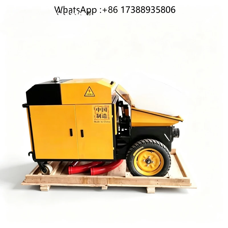 Trailer Mounted Concrete Pump Machine for Building Road Construction Infrastructure Equipment