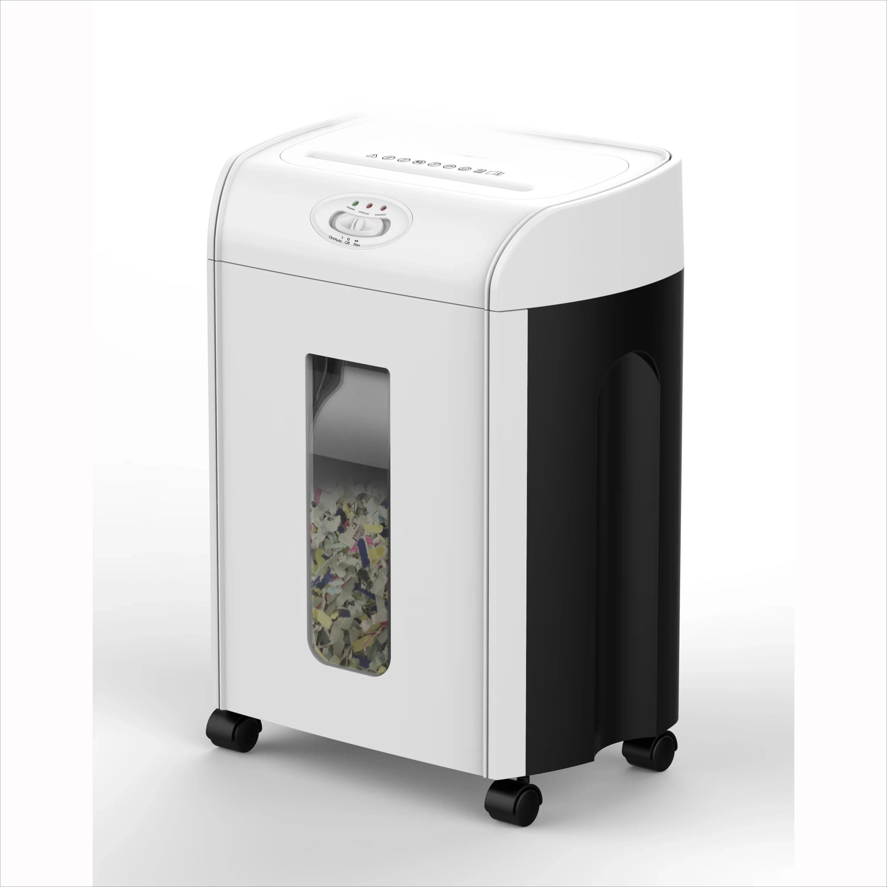 Office and Home Microcut 10 Sheet Shredder 18L Trash Can Pull out P-5 Pode Paper Cards and CDs